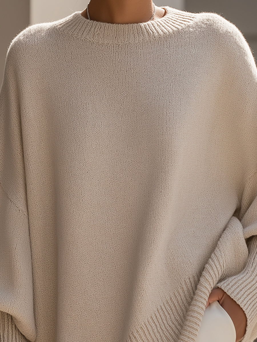 Ingrid oversized ribbed knit jumper – image 7