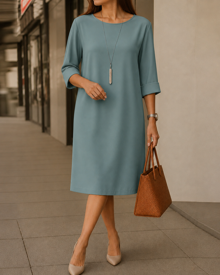 Tuva flowing midi dress – image 8