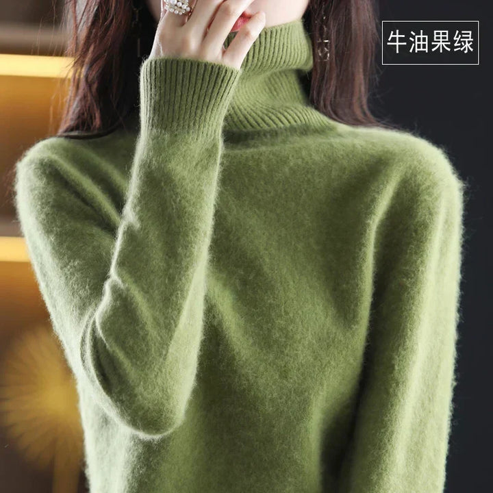 Rosabel Elegant Pure Cashmere Roll Neck Jumper - image 6