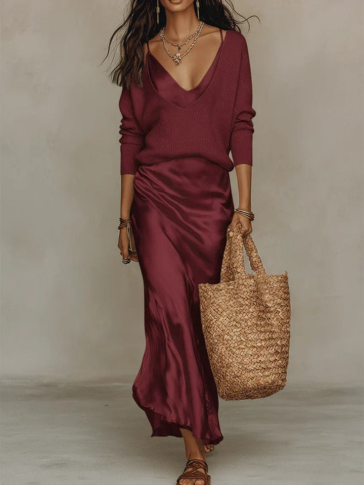 Marisol two piece midi dress set – image 5
