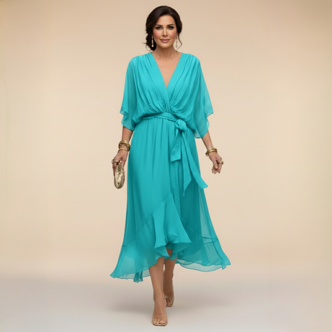 Signy fitted midi dress – image 6