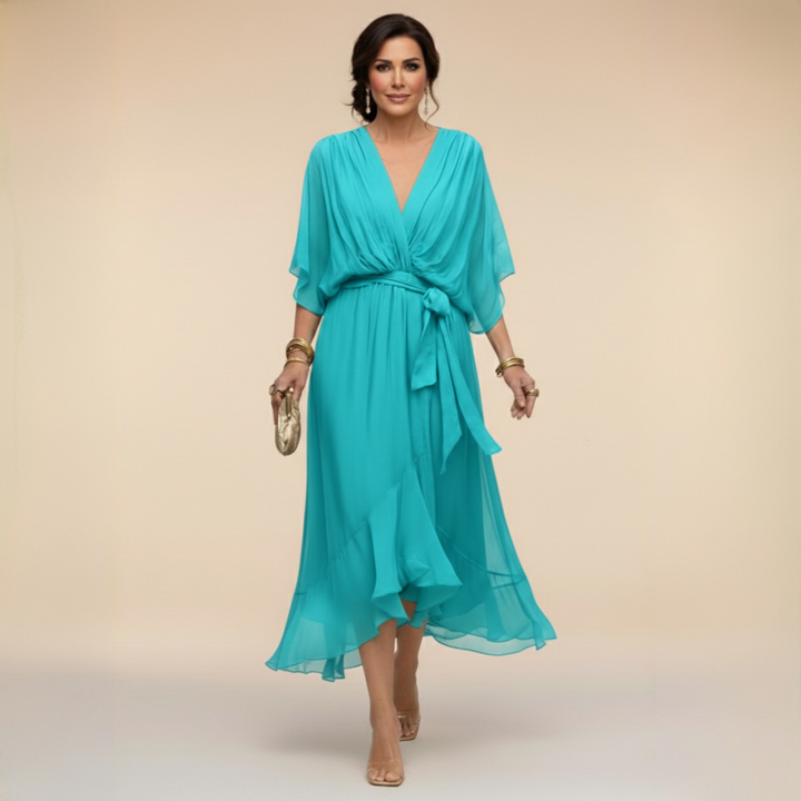 Signy fitted midi dress – image 6
