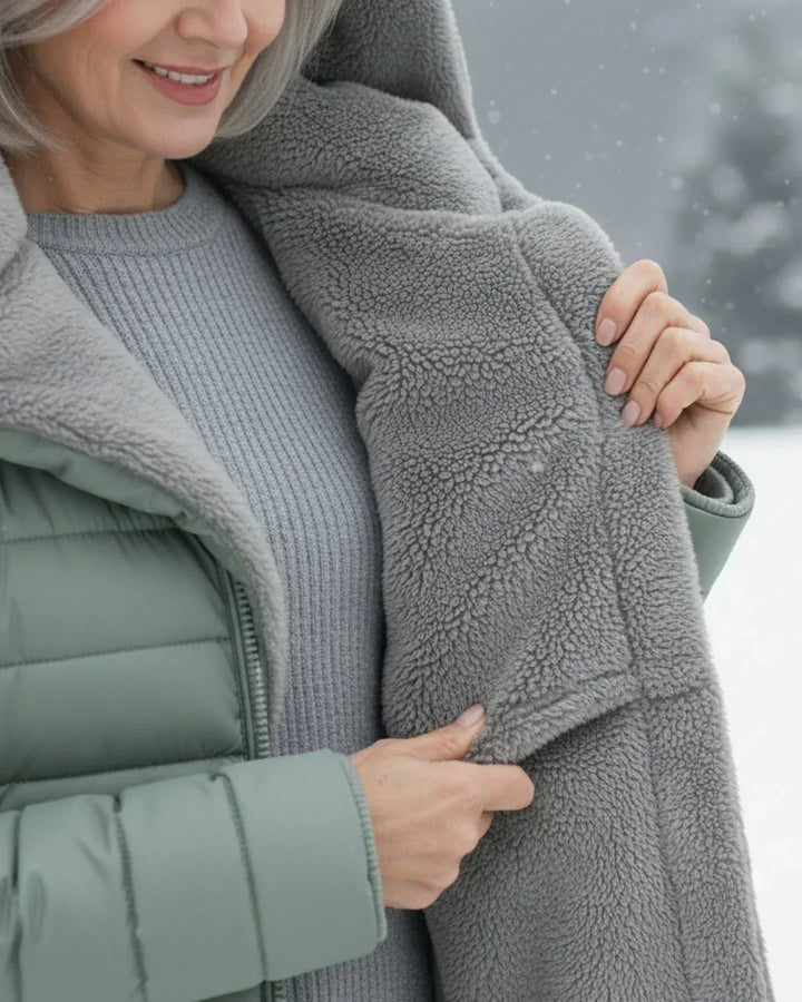 Dulcie Elegant Longline Padded Jacket - image 9