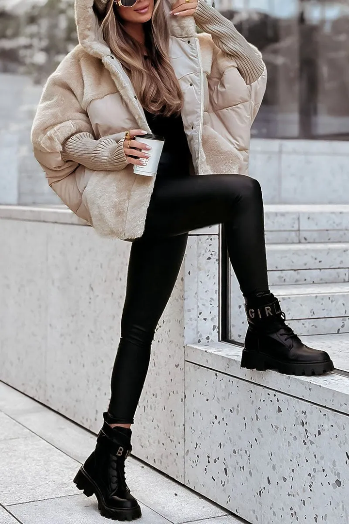 Cassandra hooded winter bomber jacket – image 6