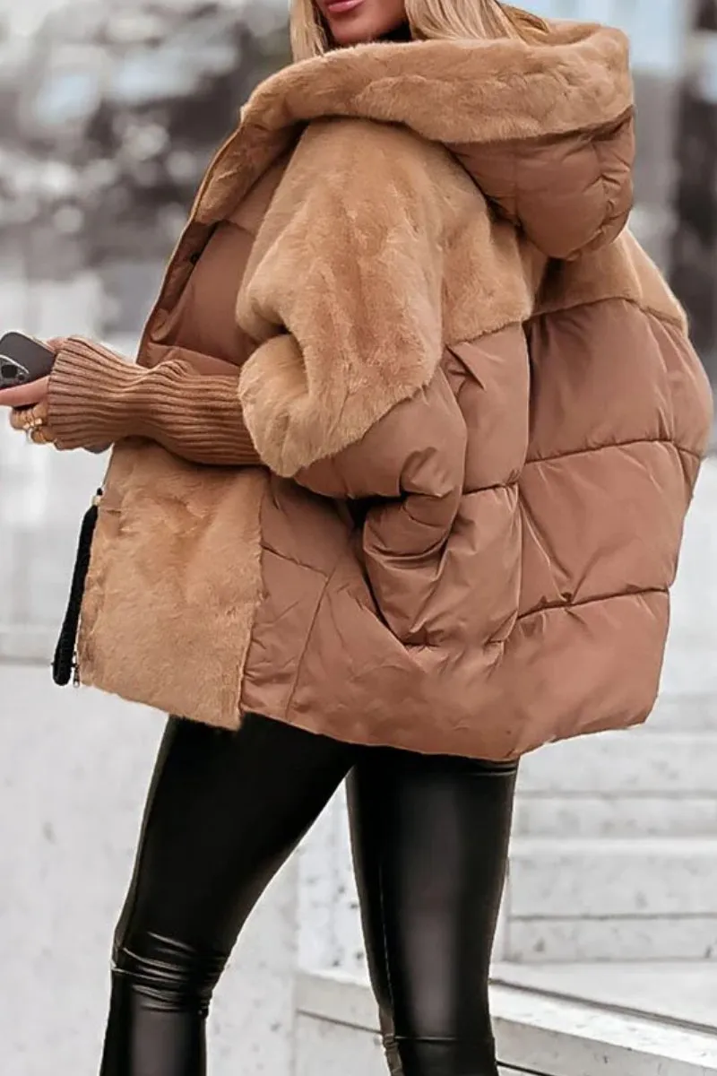 Cassandra hooded winter bomber jacket – image 7