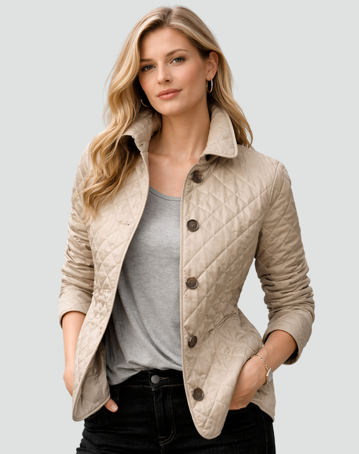 Romilly buttoned quilted jacket – image 4