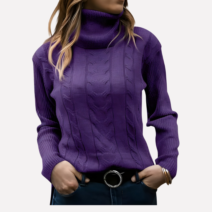 Vigdis relaxed turtleneck jumper – image 24