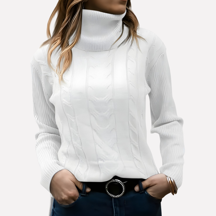Vigdis relaxed turtleneck jumper – image 3