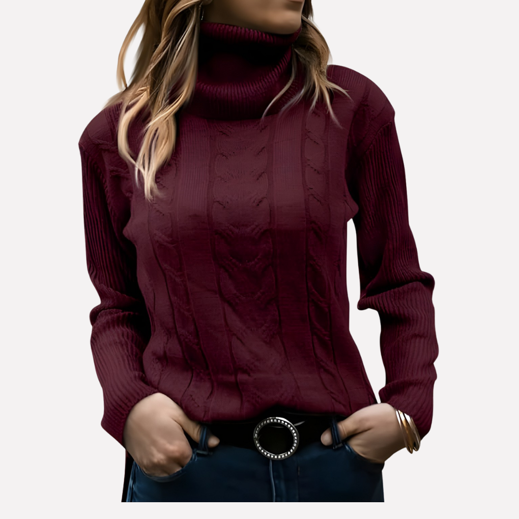 Vigdis relaxed turtleneck jumper – image 4