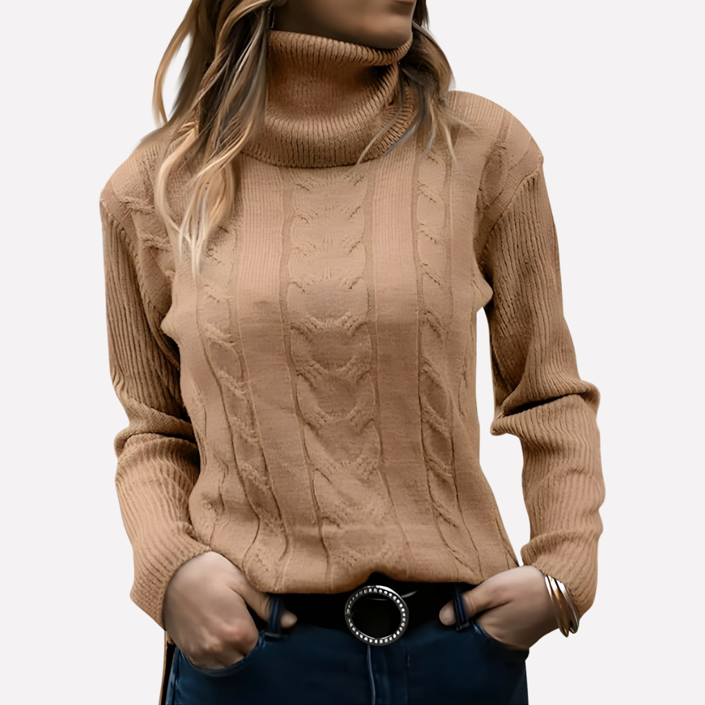 Vigdis relaxed turtleneck jumper – image 9