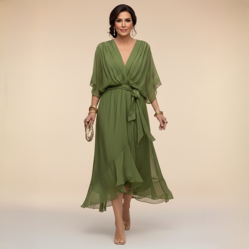 Signy fitted midi dress – image 2