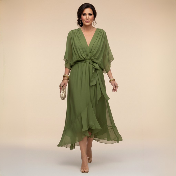 Signy fitted midi dress – image 2
