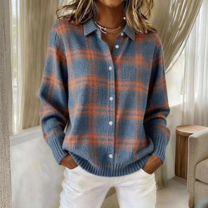 Maj knit cardigan with collar – image 2