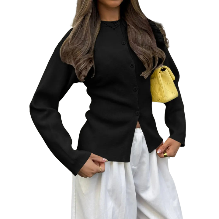 Liva long sleeve knit cardigan