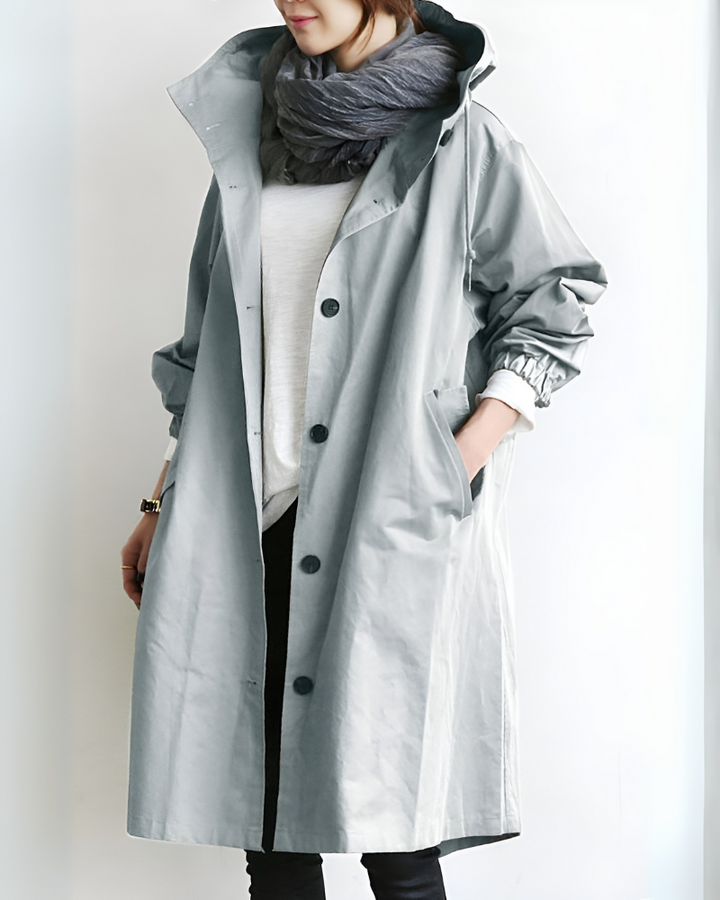 Agnes hooded trench coat – image 5