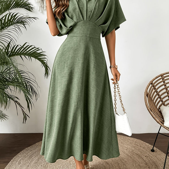 Romilly midi dress, fabric detail