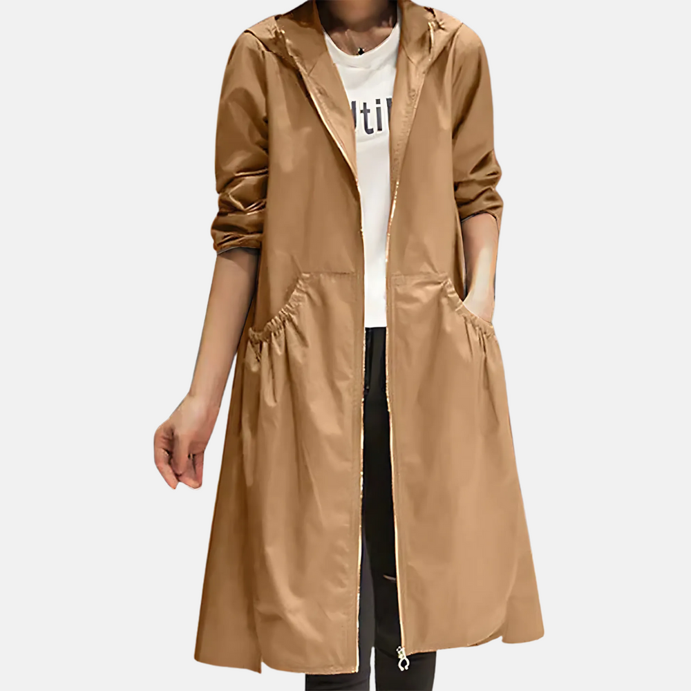 Loveday long hooded raincoat – image 2