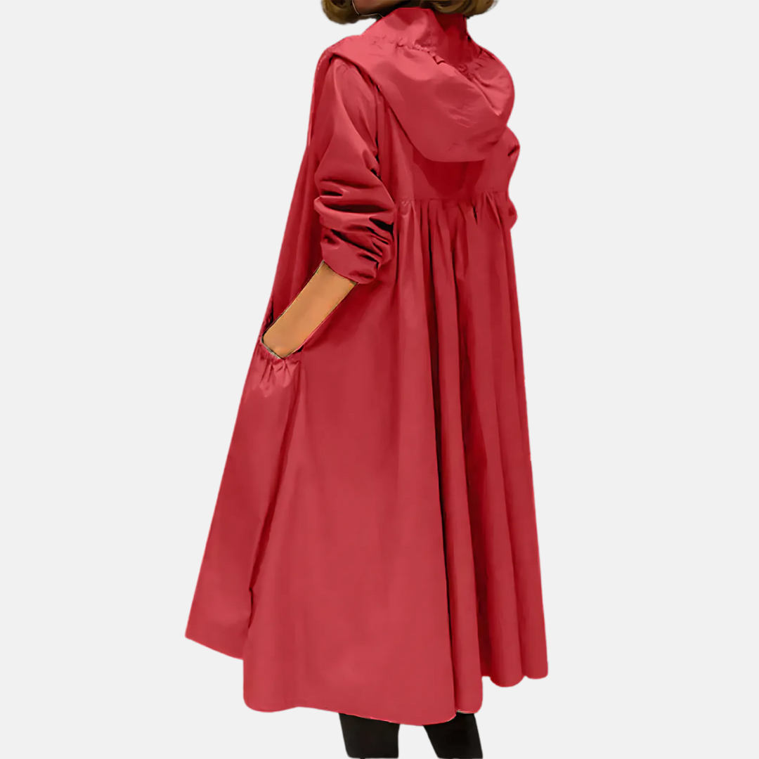 Loveday long hooded raincoat – image 6