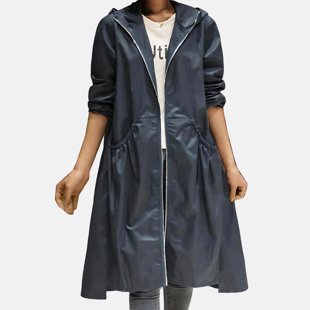 Loveday long hooded raincoat – image 3