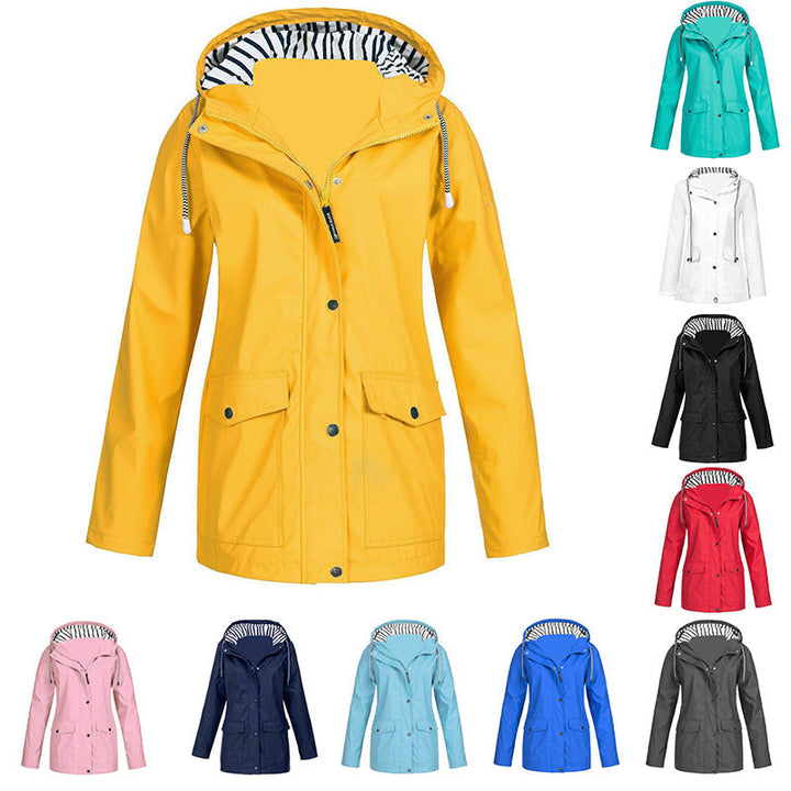 Randi waterproof hooded parka with patch pockets
