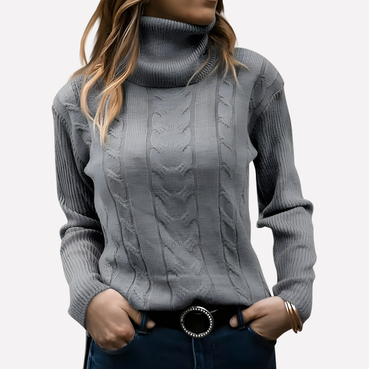 Vigdis relaxed turtleneck jumper – image 8