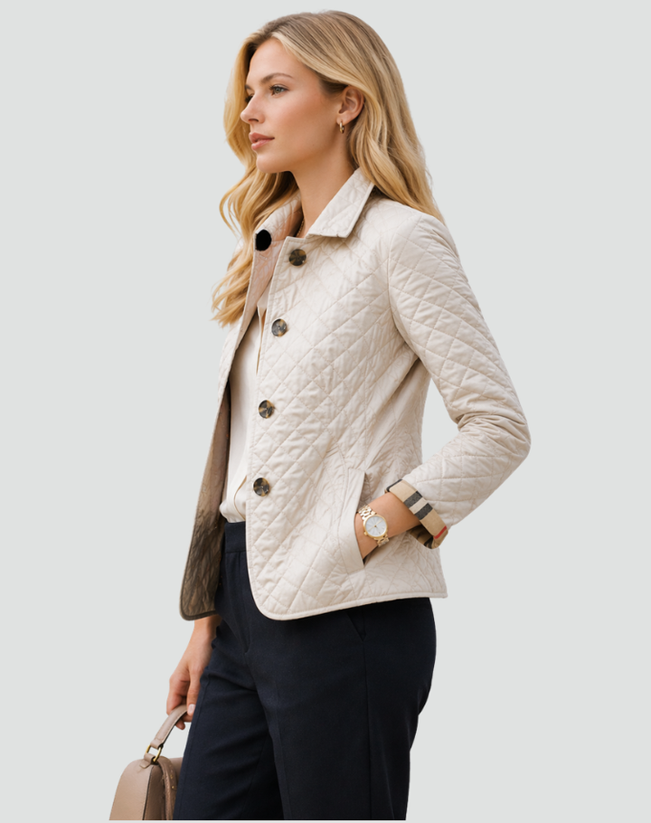 Romilly buttoned quilted jacket – image 9