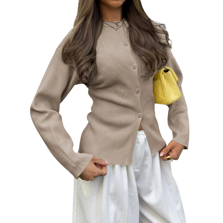 Liva long sleeve knit cardigan – image 2