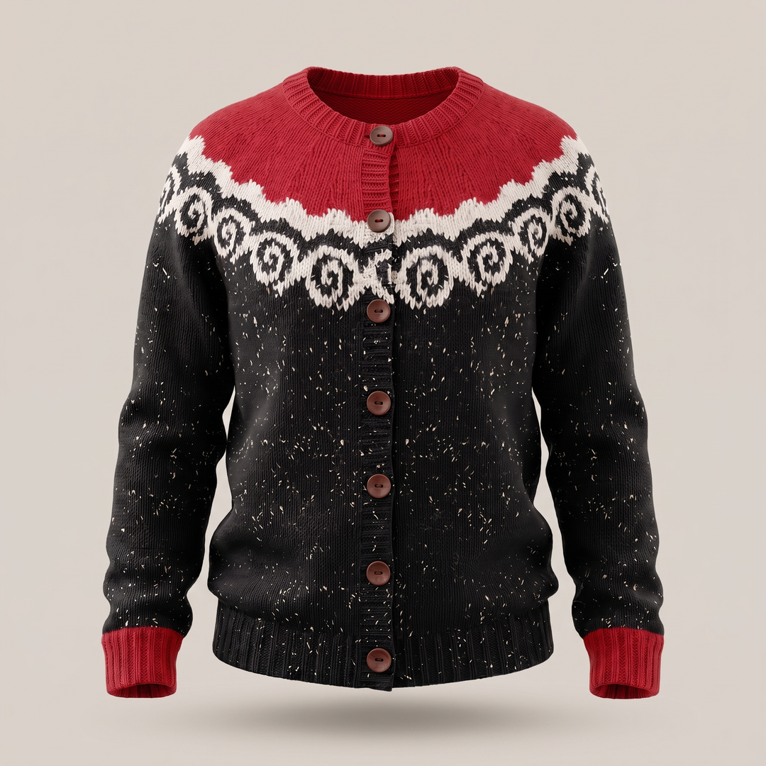 Angela relaxed button front cardigan sweater