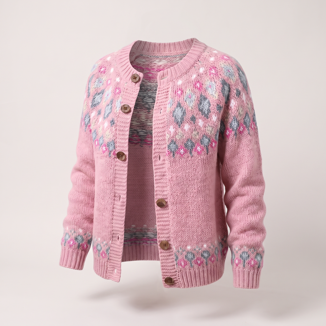 Angela relaxed button front cardigan sweater – image 13