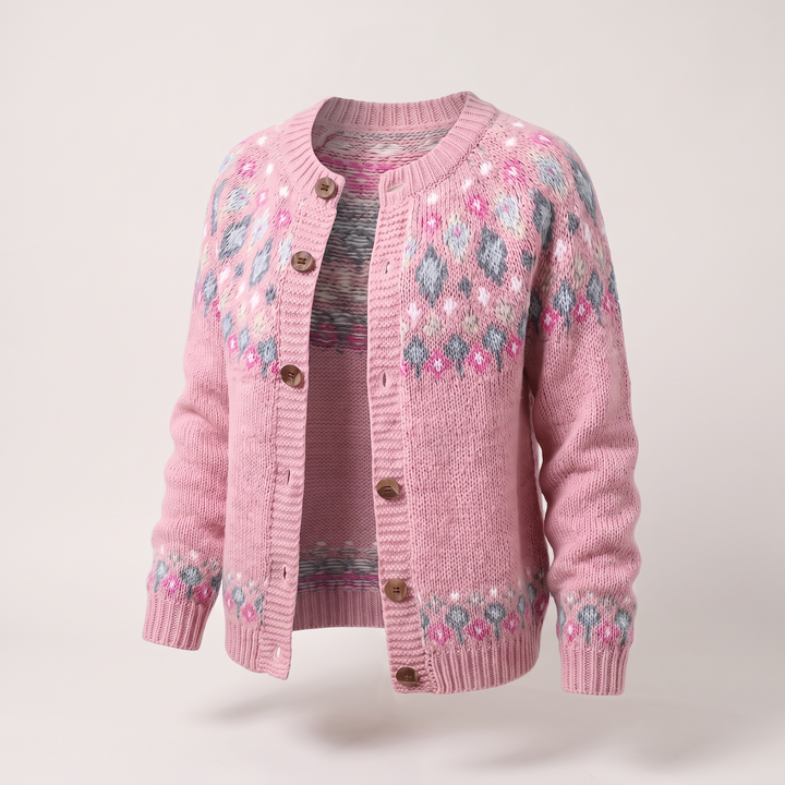 Angela relaxed button front cardigan sweater – image 13