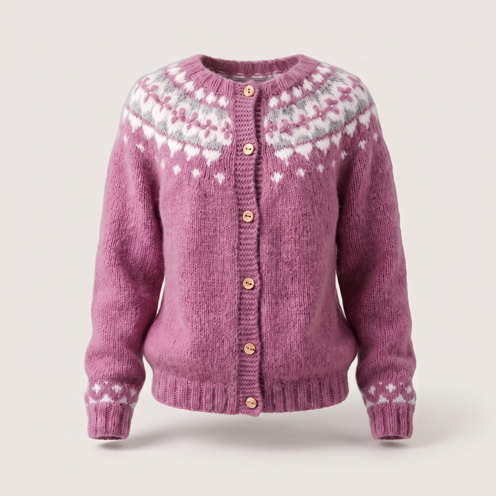 Angela relaxed button front cardigan sweater – image 7
