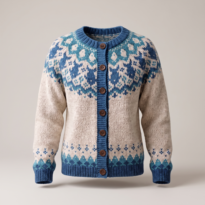 Angela relaxed button front cardigan sweater – image 9
