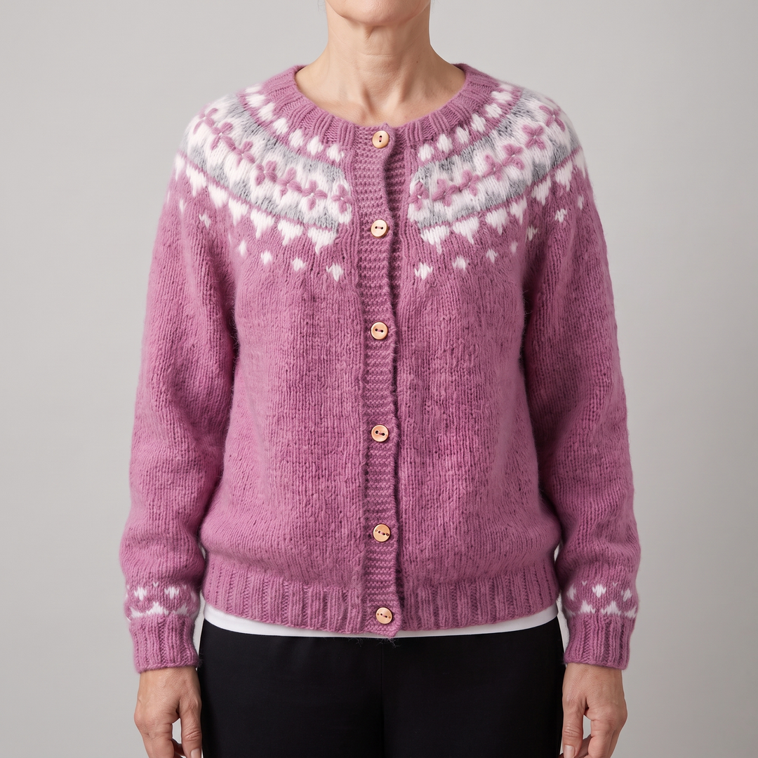 Angela relaxed button front cardigan sweater – image 11