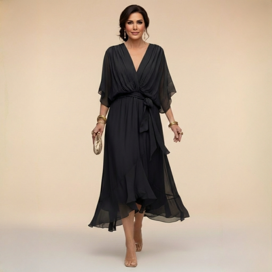 Signy fitted midi dress – image 3