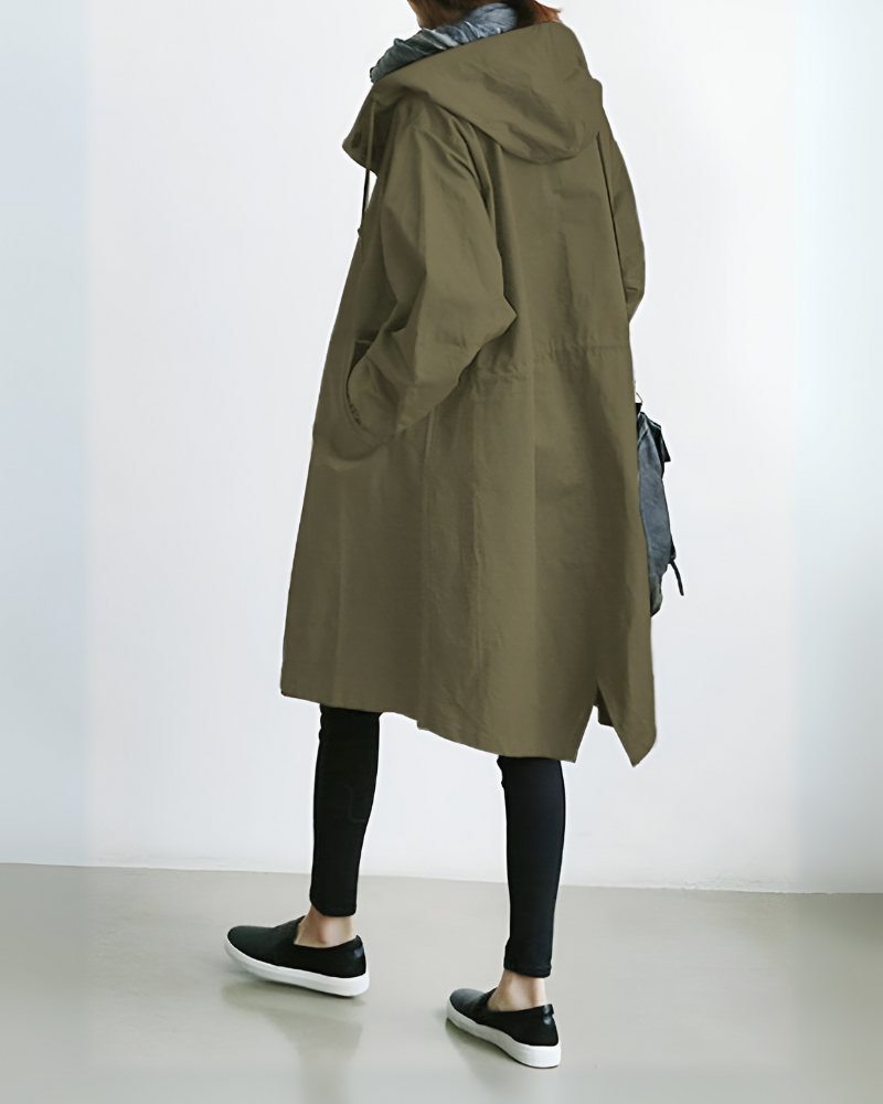 Agnes hooded trench coat – image 2