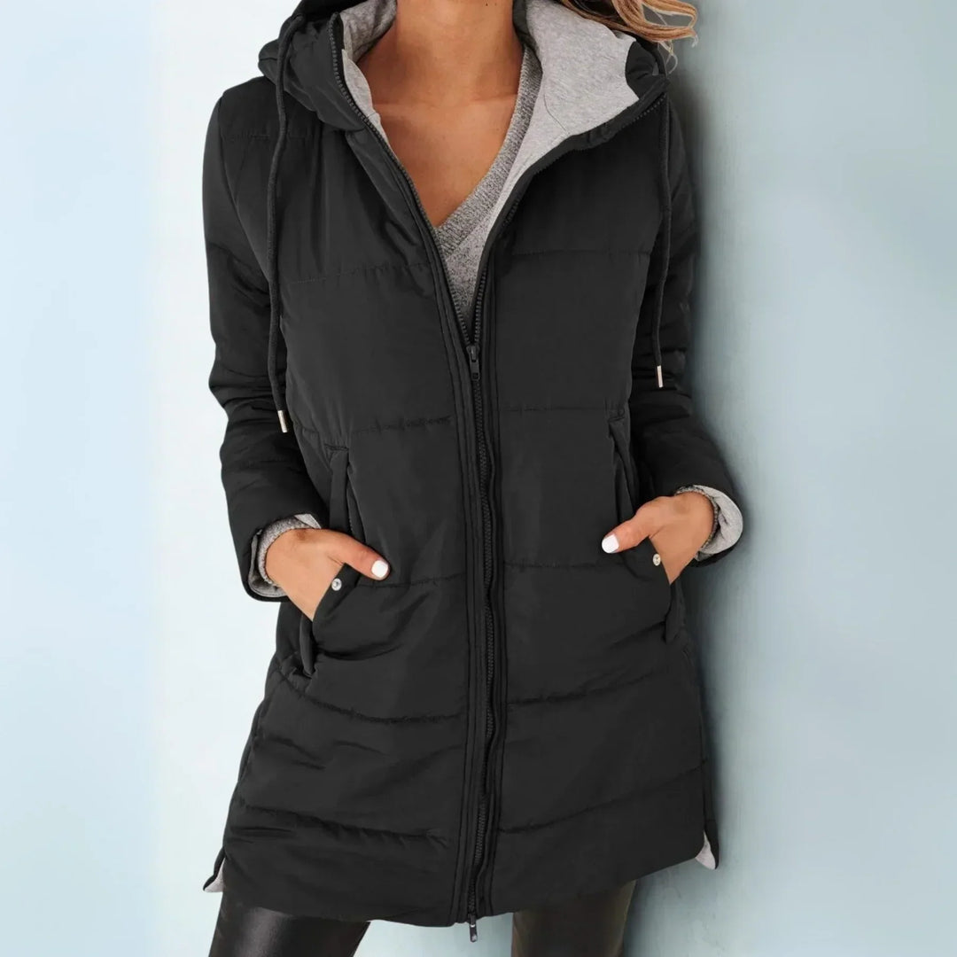 Ceridwen longline hooded padded coat – image 3