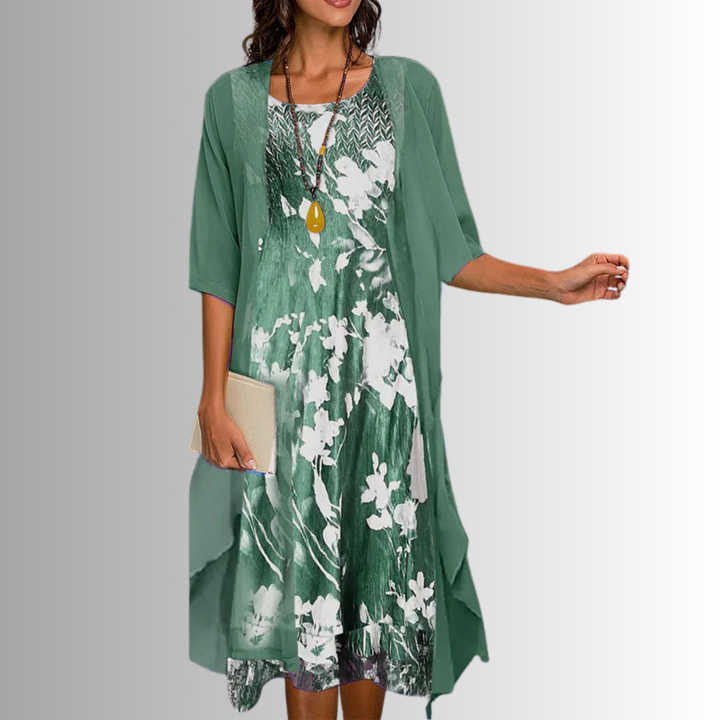 Ilaria layered midi dress – image 7