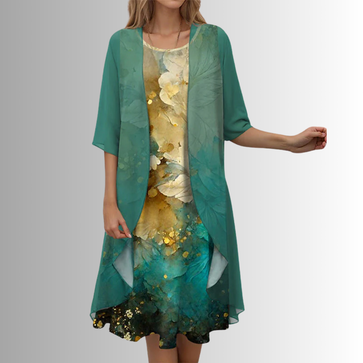 Ilaria layered midi dress – image 3