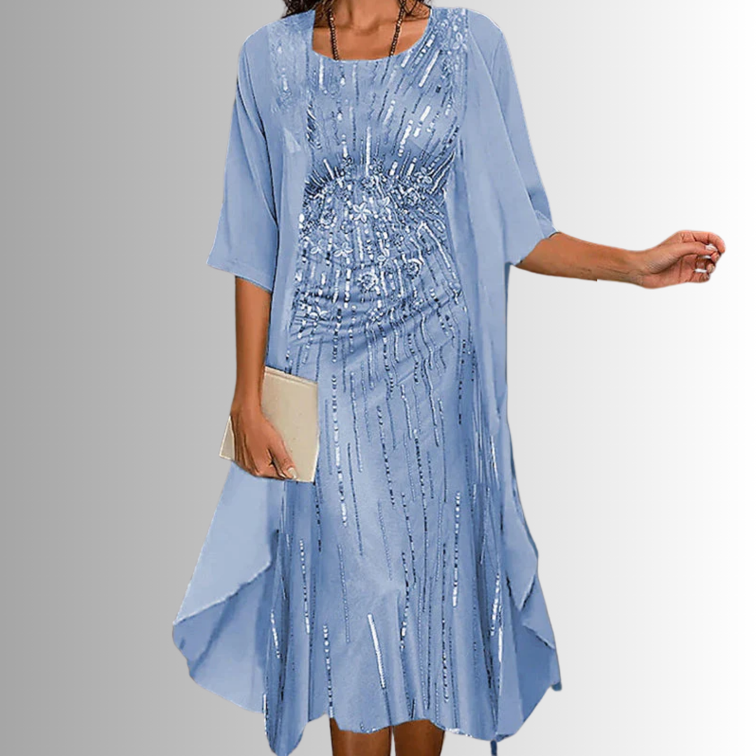 Ilaria layered midi dress – image 6