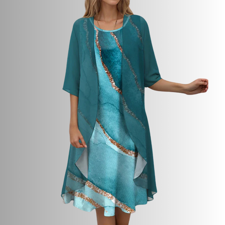 Ilaria layered midi dress – image 4