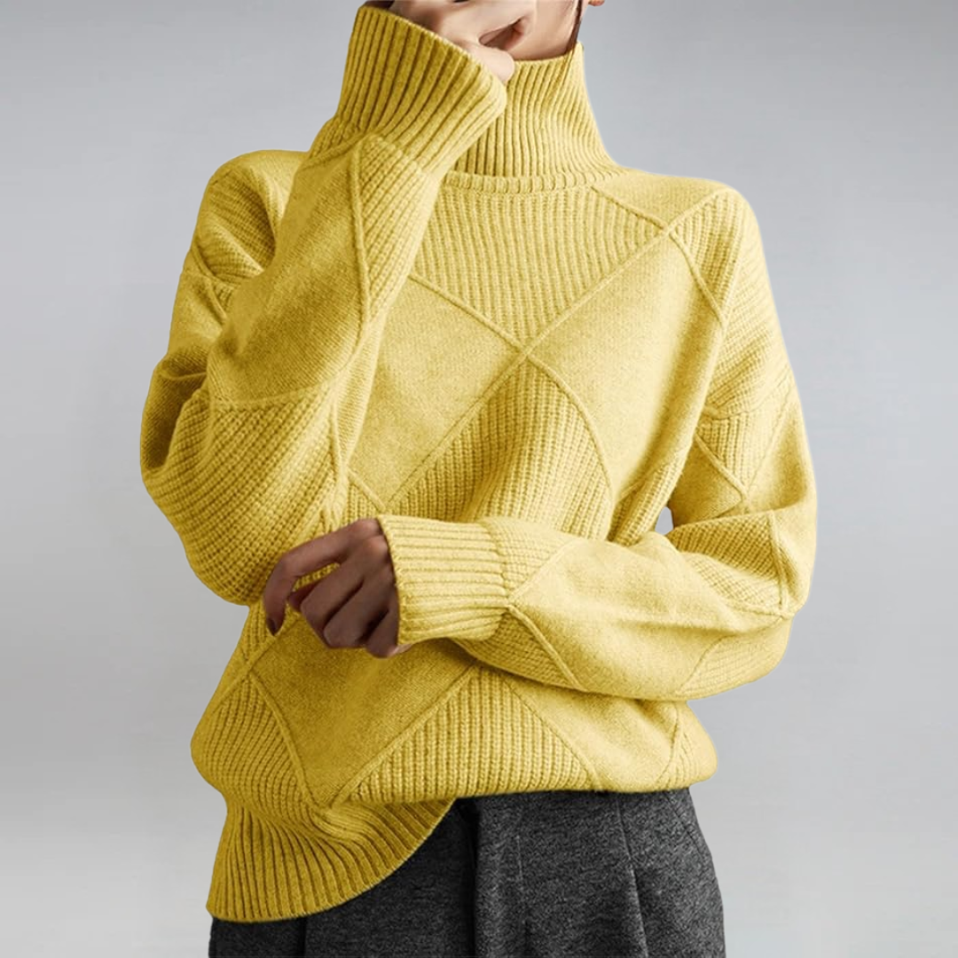 Nova relaxed roll neck jumper – image 6