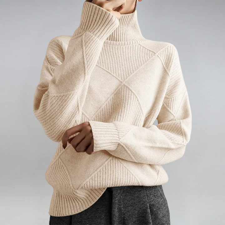 Nova relaxed roll neck jumper – image 5