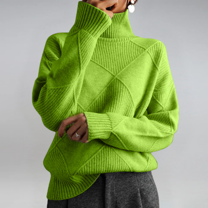 Nova relaxed roll neck jumper – image 10