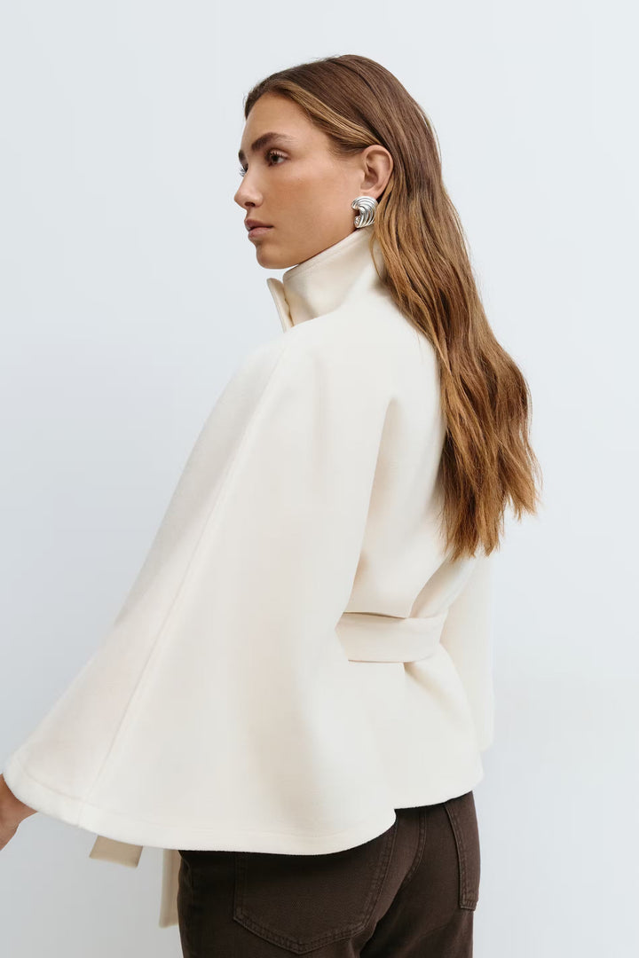 Cora belted cape coat – image 10