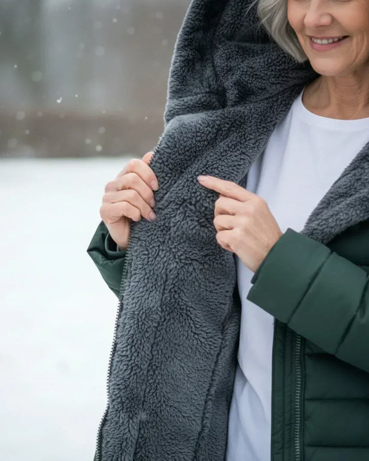 Dulcie Elegant Longline Padded Jacket - image 12
