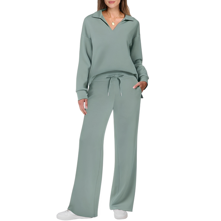 Anouk two piece set in green