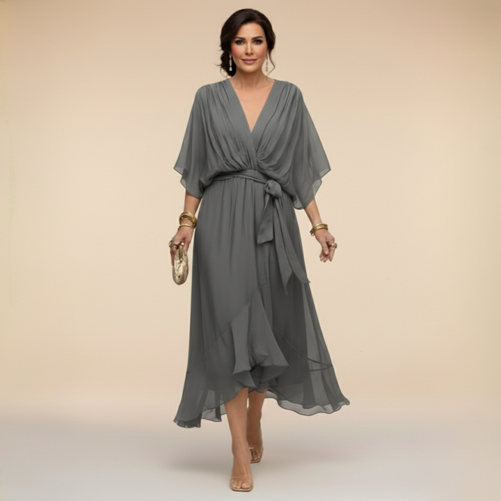 Signy fitted midi dress – image 7