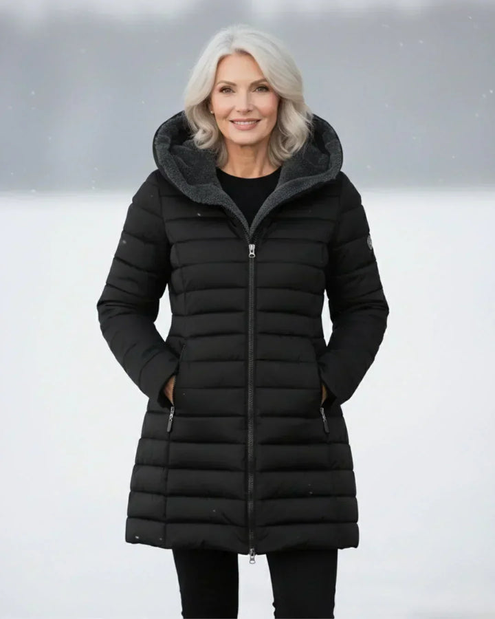Dulcie Elegant Longline Padded Jacket - image 4