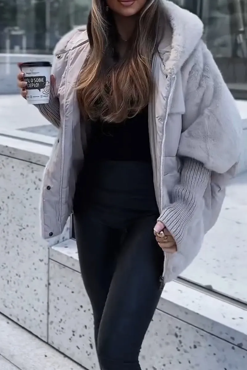 Cassandra hooded winter bomber jacket – image 3