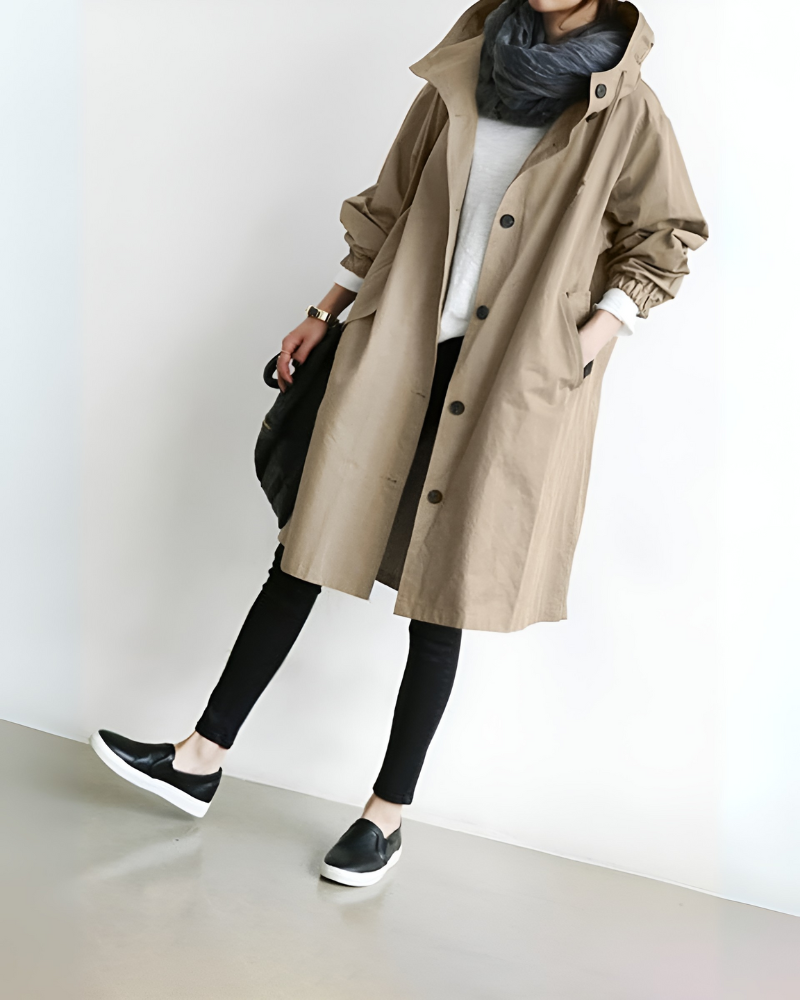 Agnes hooded trench coat – image 4
